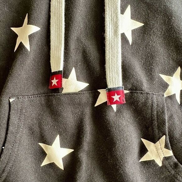 Reflex Star Print Hoodie Girls Size Large - Picture 3 of 4